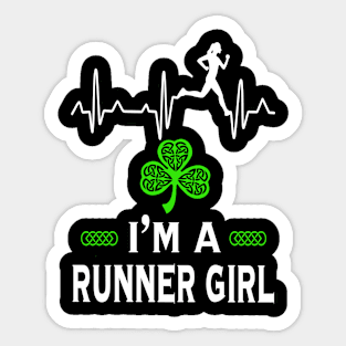 Runner girl Sticker